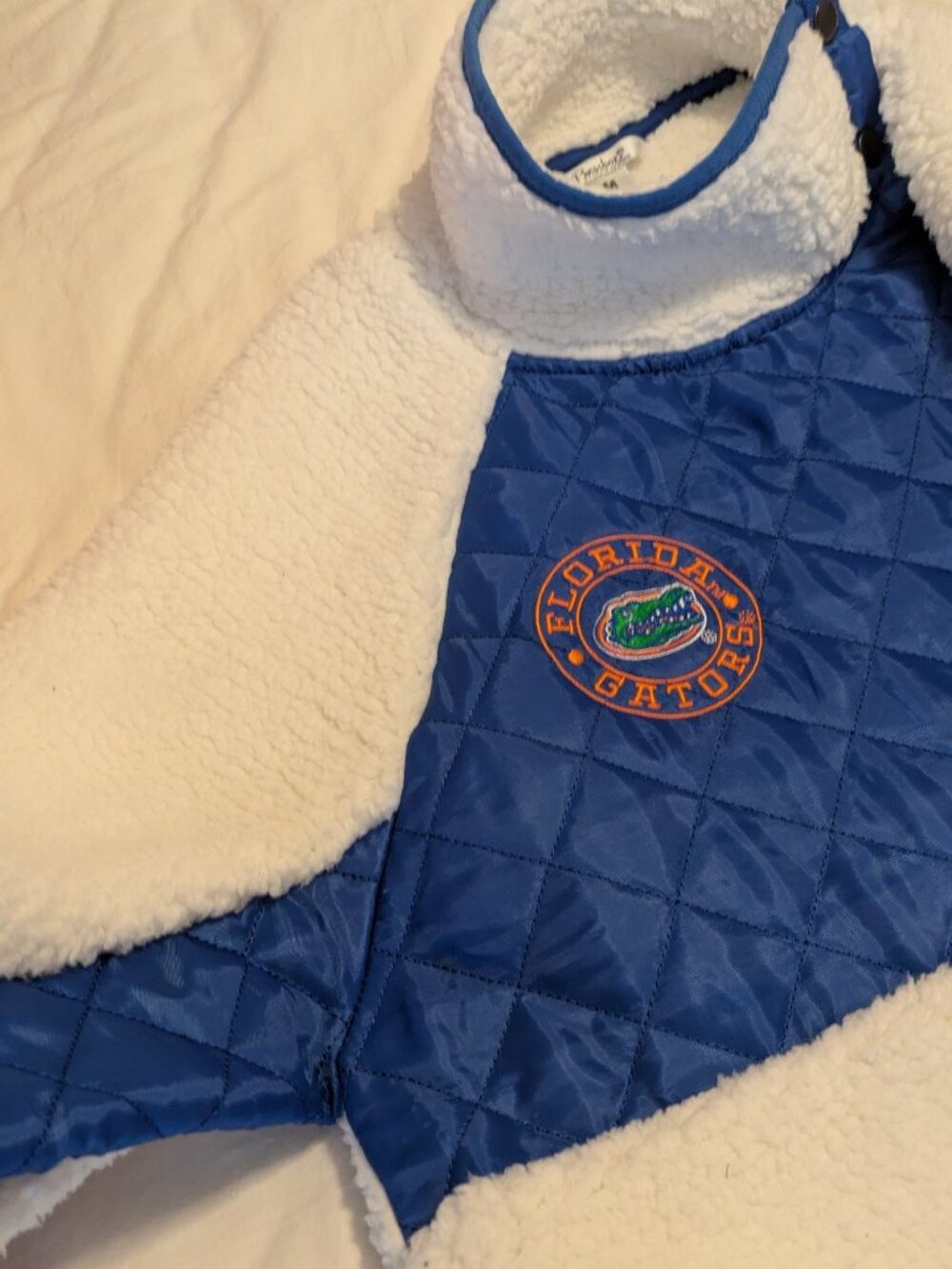 Florida Gators Quilted Sherpa Fleece Pullover " UF - Women's M